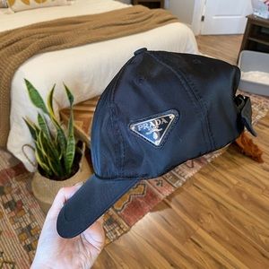 Prada canvas hat